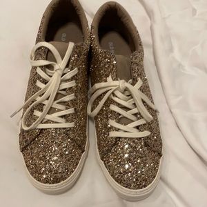 Gold sparkly old navy shoes